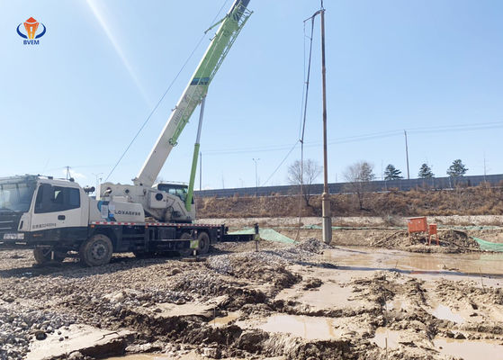kaufen Industrielle Vibro Pile Fundament Baumaschine Öko-freundlich BJV150E-377 online manufacture