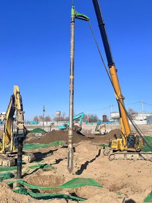 kaufen Hydraulische Vibroflot-Vibro-Verdichtungsanlage mit 600-800 mm Durchmesser und starker Durchdringungsfähigkeit für Bagger online manufacture