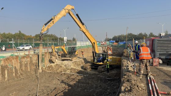 kaufen Hydraulic Vibroflotation Compaction Equipment High Compaction Efficiency Achieved online manufacture