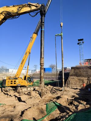 kaufen Hydraulischer Vibroflot mit 1700 kg Gewicht, 220 kN max. Zentrifugalkraft und 0-2600 U/min max. Drehzahl für Bagger-Vibroverdichtung online manufacture