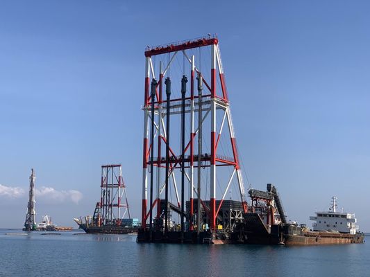 1800 Rpm Vibroflotation Technik für Offshore-Stein Säulen Konstruktion
