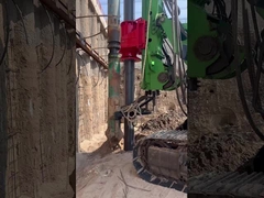 1200 kg Hydraulische Vibroflot Endlösung für die Bodenverbesserung bei 43 Hz Frequenz