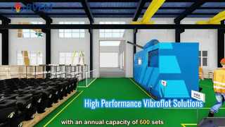 Hochleistungs-Vibroflot BJV150E für den Pfahlbau